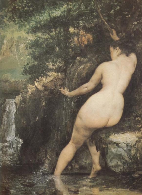 Gustave Courbet Bather Norge oil painting art